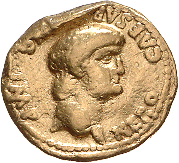 RIC I (second edition) Nero 36 Nero obverse, Head of Nero, bare, right