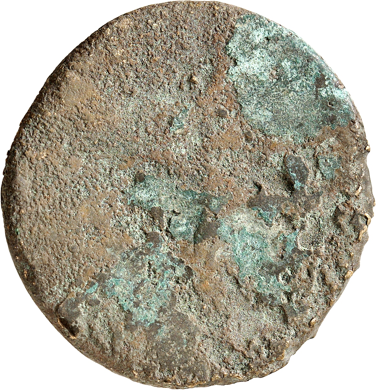 RIC I (second edition) Nero 398 Nero reverse, Roma, helmeted, in military dress, seated left on cuirass, holding Victory i...