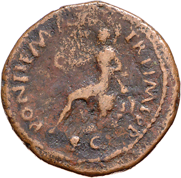 RIC I (second edition) Nero 480 Nero reverse, Roma, helmeted, in military dress, seated left on cuirass, holding wreath an...