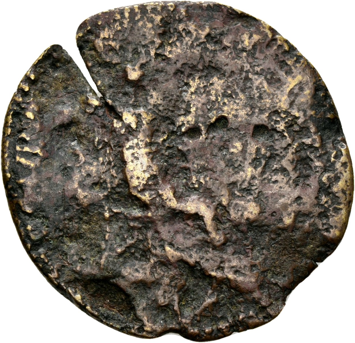 RIC I (second edition) Nero 519 Nero reverse, Securitas, bare to waist, seated right, on throne, resting head against righ...