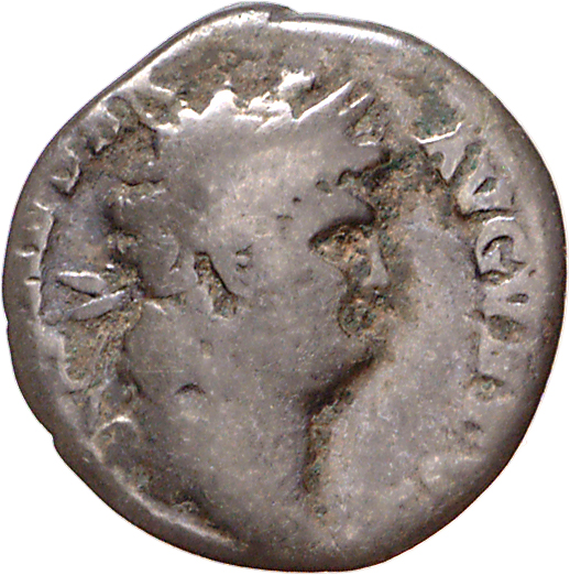 RIC I (second edition) Nero 55 Nero obverse, Head of Nero, laureate, right, with beard