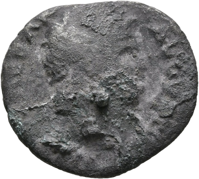 RIC I (second edition) Nero 60 Nero obverse, Head of Nero, laureate, right, with beard