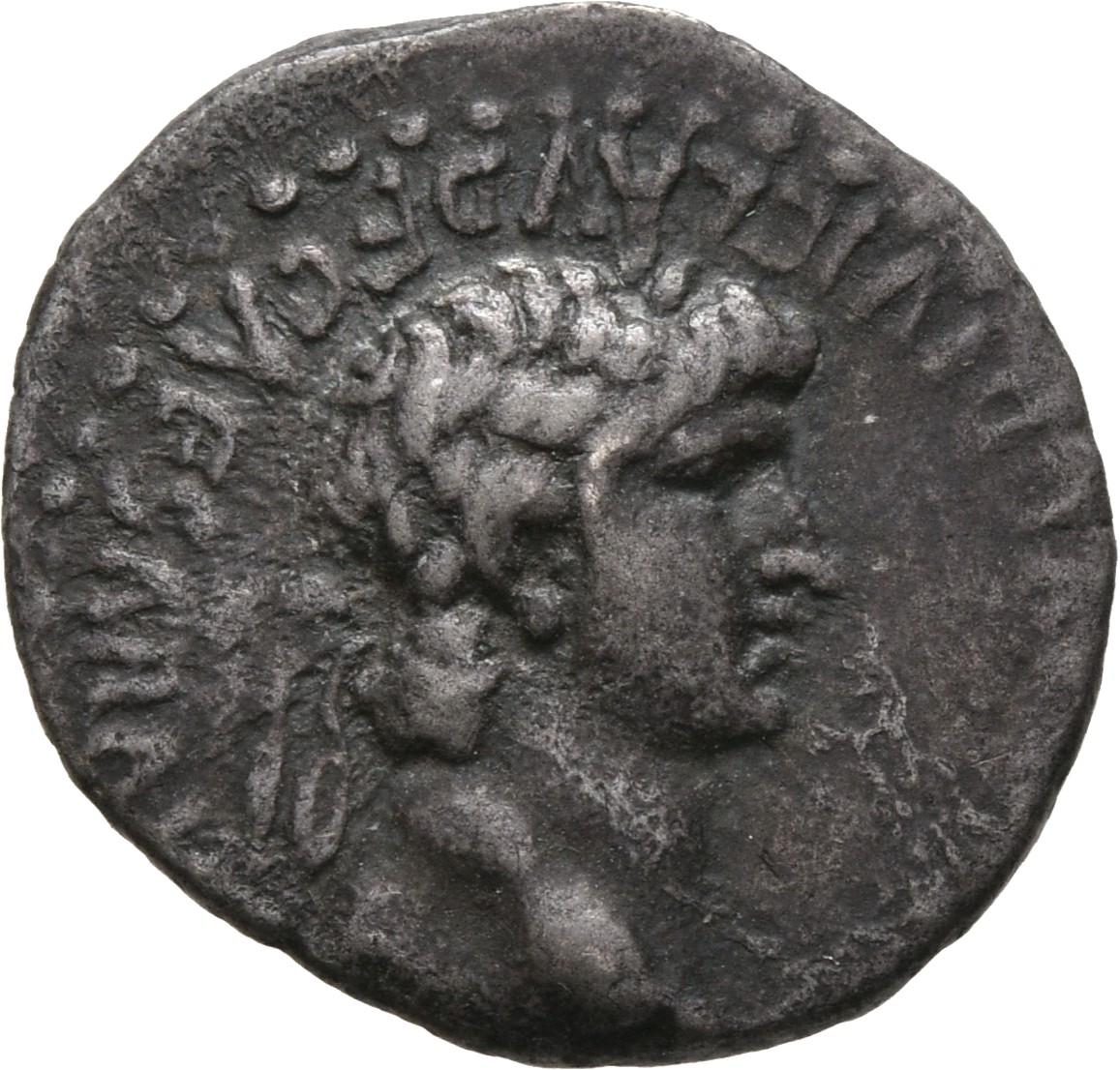 RIC I (second edition) Nero 616 Nero obverse, Head of Nero, laureate, right