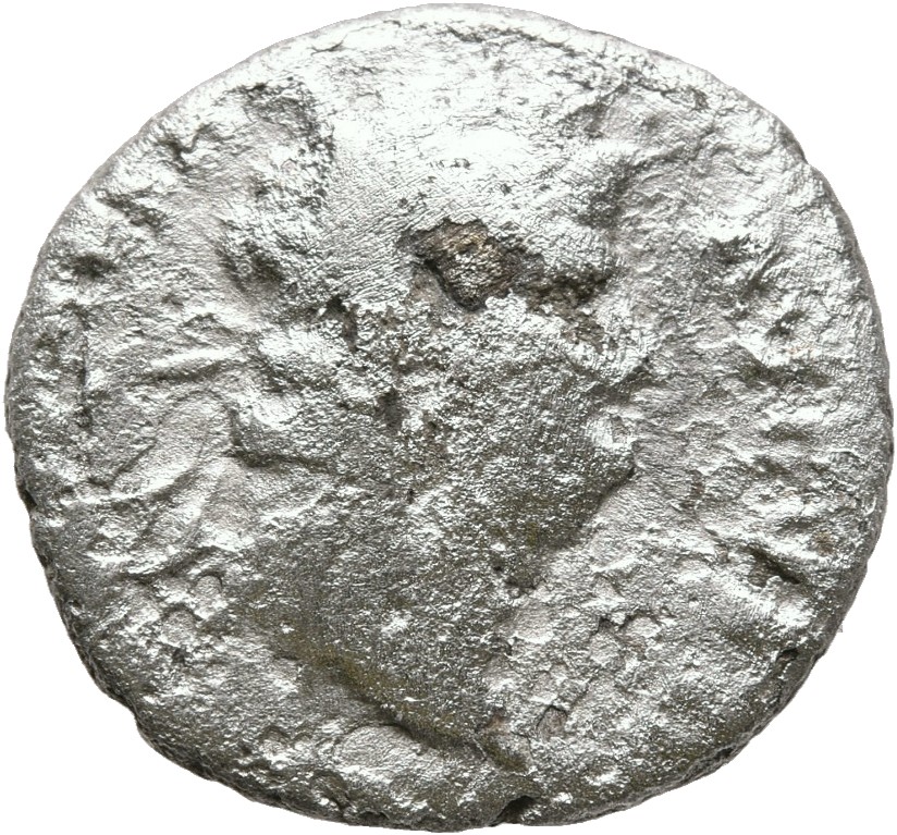 RIC I (second edition) Nero 67 Nero obverse, Head of Nero, laureate, right, with beard