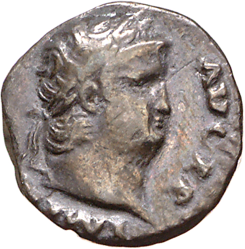 RIC I (second edition) Nero 68 Nero obverse, Head of Nero, laureate, right, with beard