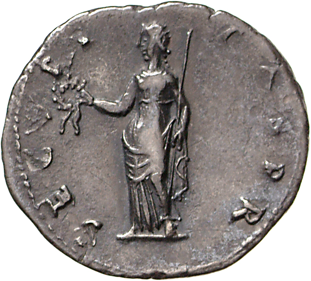 RIC I (second edition) Otho 10 Otho reverse, Securitas, draped, standing left, holding wreath in right hand and sceptre in...
