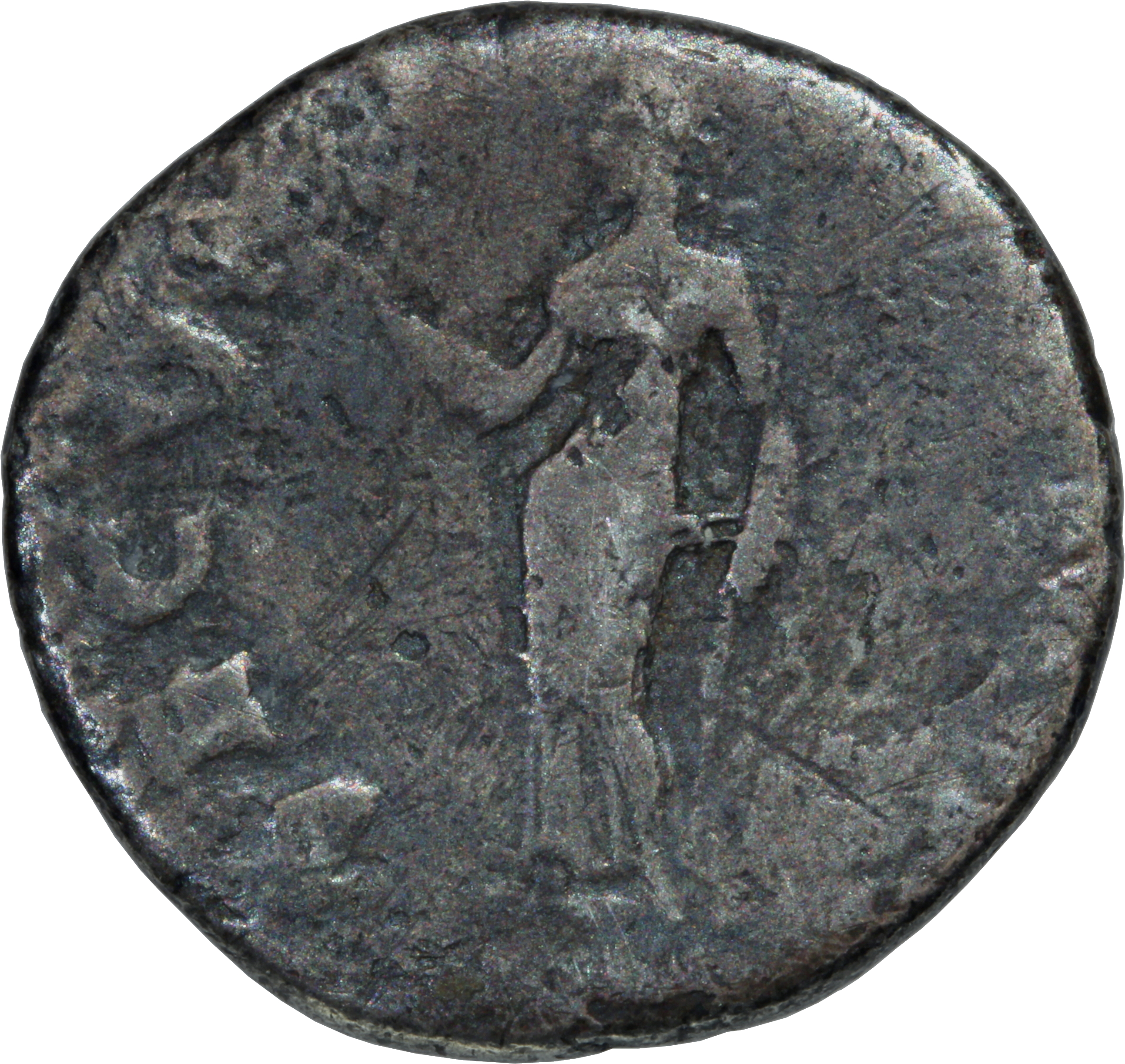 RIC I (second edition) Otho 10 Otho reverse — Securitas, draped, standing left, holding wreath in right hand and sceptre i...