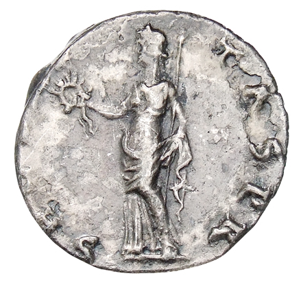 RIC I (second edition) Otho 12 Otho reverse, Securitas, draped, standing left, holding wreath in right hand and sceptre in...