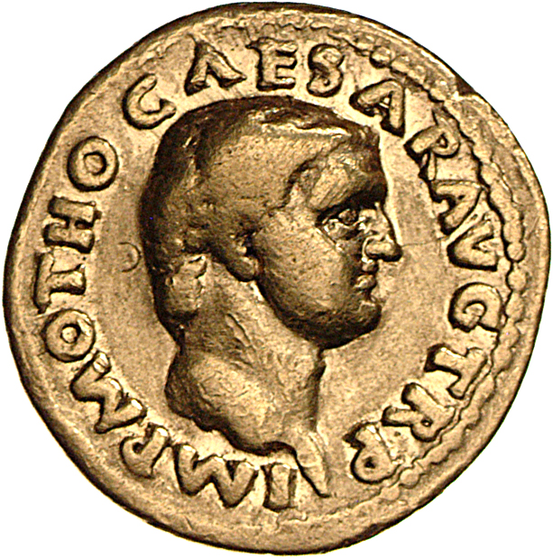 RIC I (second edition) Otho 15 Otho obverse, Head of Otho, bare, right