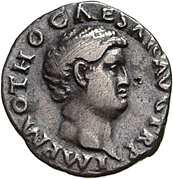 RIC I (second edition) Otho 16 Otho obverse, Head of Otho, bare, right