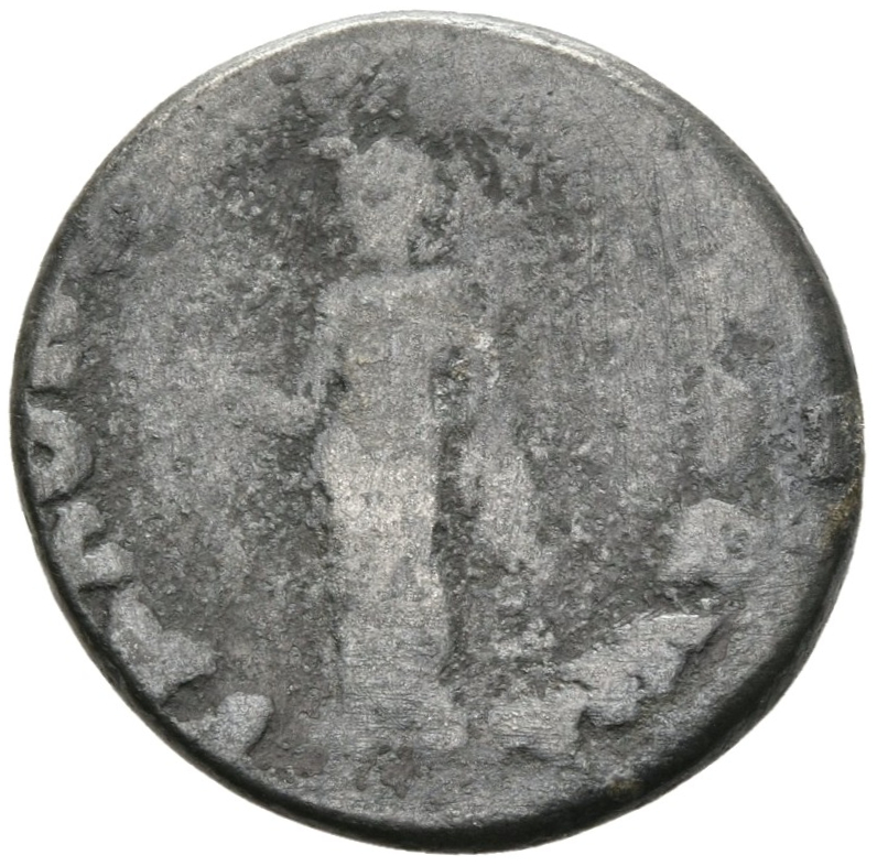 RIC I (second edition) Otho 4 Otho reverse — Pax, draped, standing left, holding branch in right hand and caduceus in left