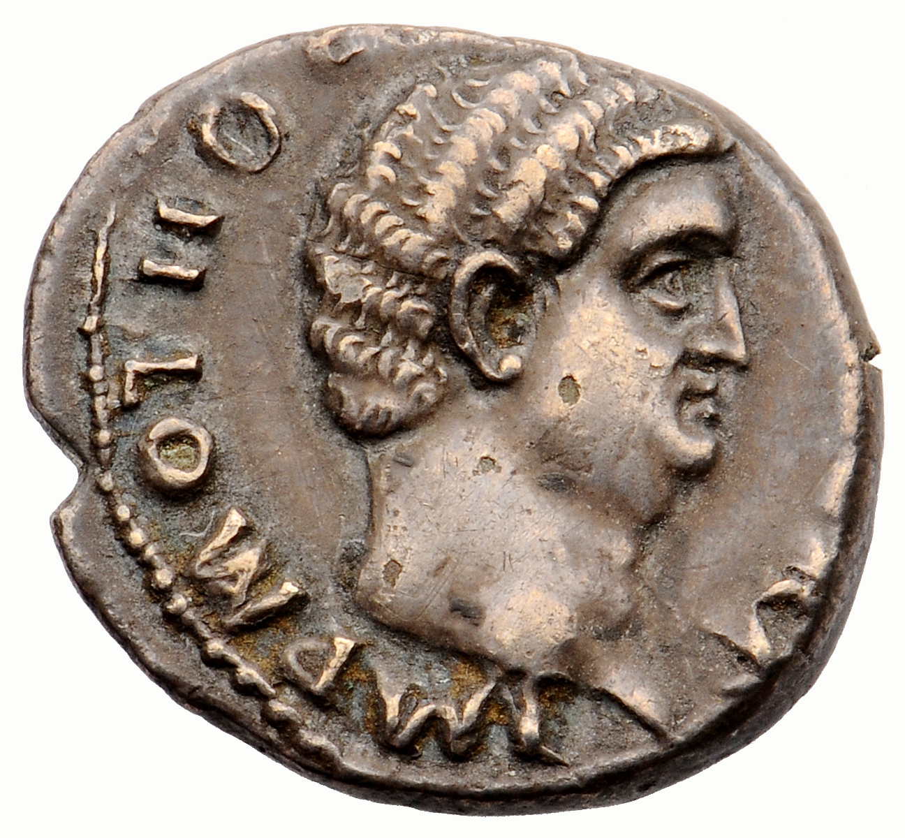 RIC I (second edition) Otho 8 Otho obverse, Head of Otho, bare, right