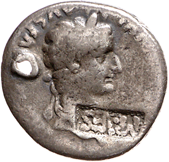 RIC I (second edition) Tiberius 28 Tiberius obverse, Head of Tiberius, laureate, right