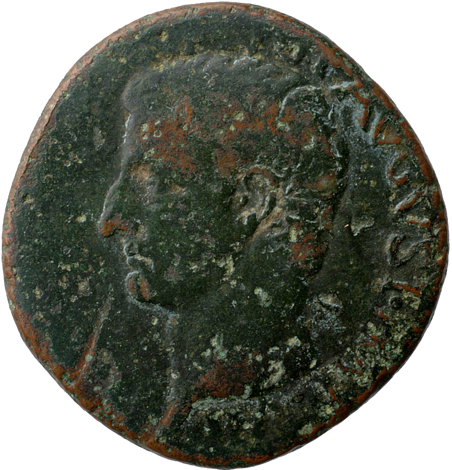 RIC I (second edition) Tiberius 36 Tiberius obverse, Head of Tiberius, bare, left