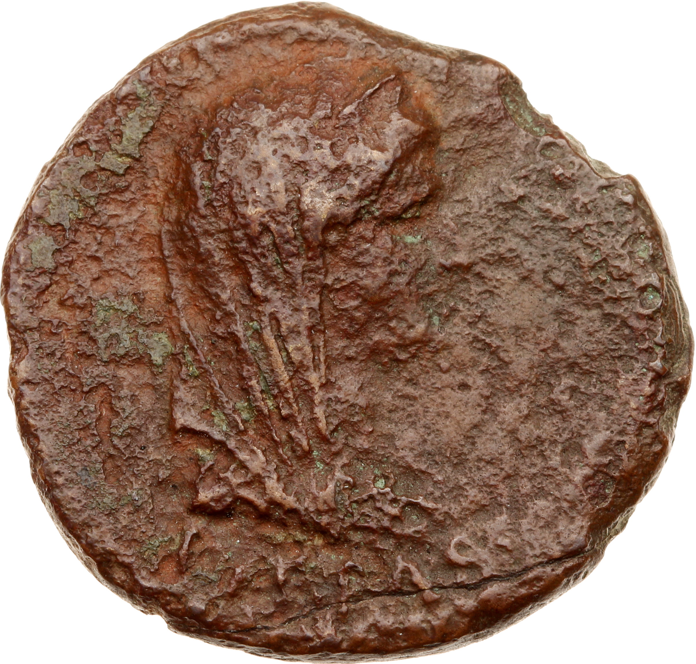 RIC I (second edition) Tiberius 43 Tiberius obverse — Bust of woman, draped, veiled and diademed, right