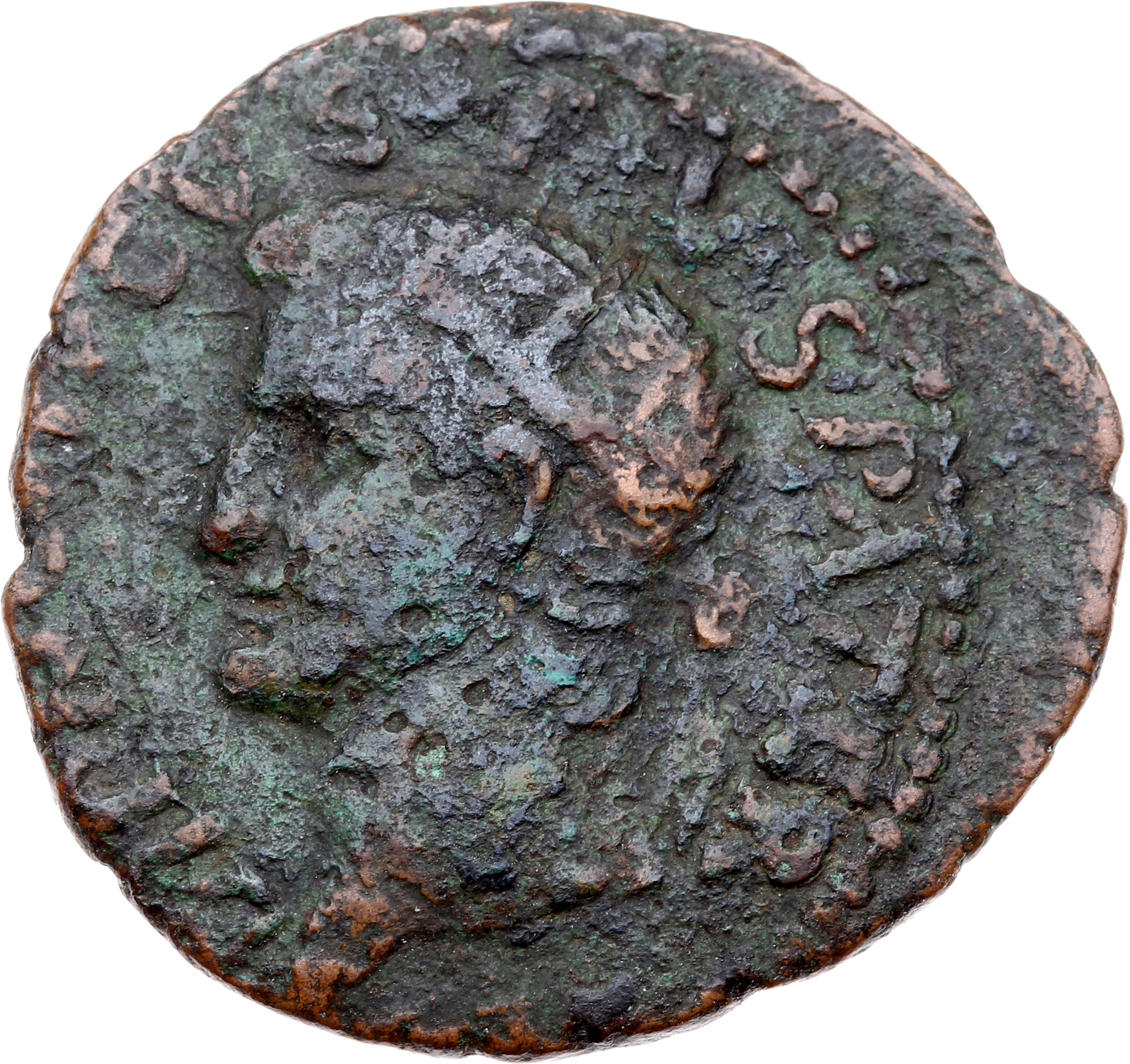 RIC I (second edition) Tiberius 77 Tiberius obverse, Head of Augustus, radiate, left