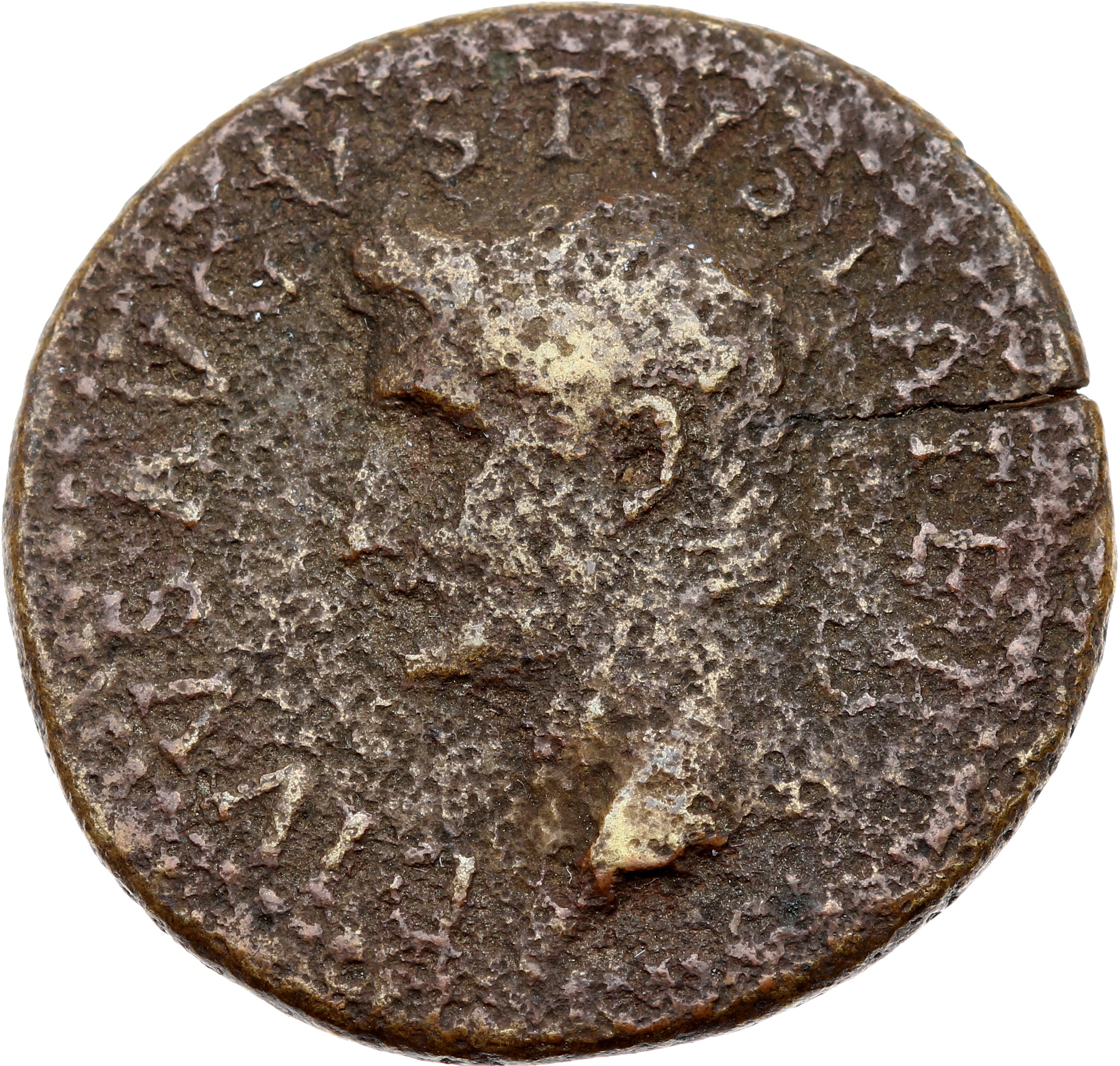 RIC I (second edition) Tiberius 79 Tiberius obverse — Head of Augustus, radiate, left