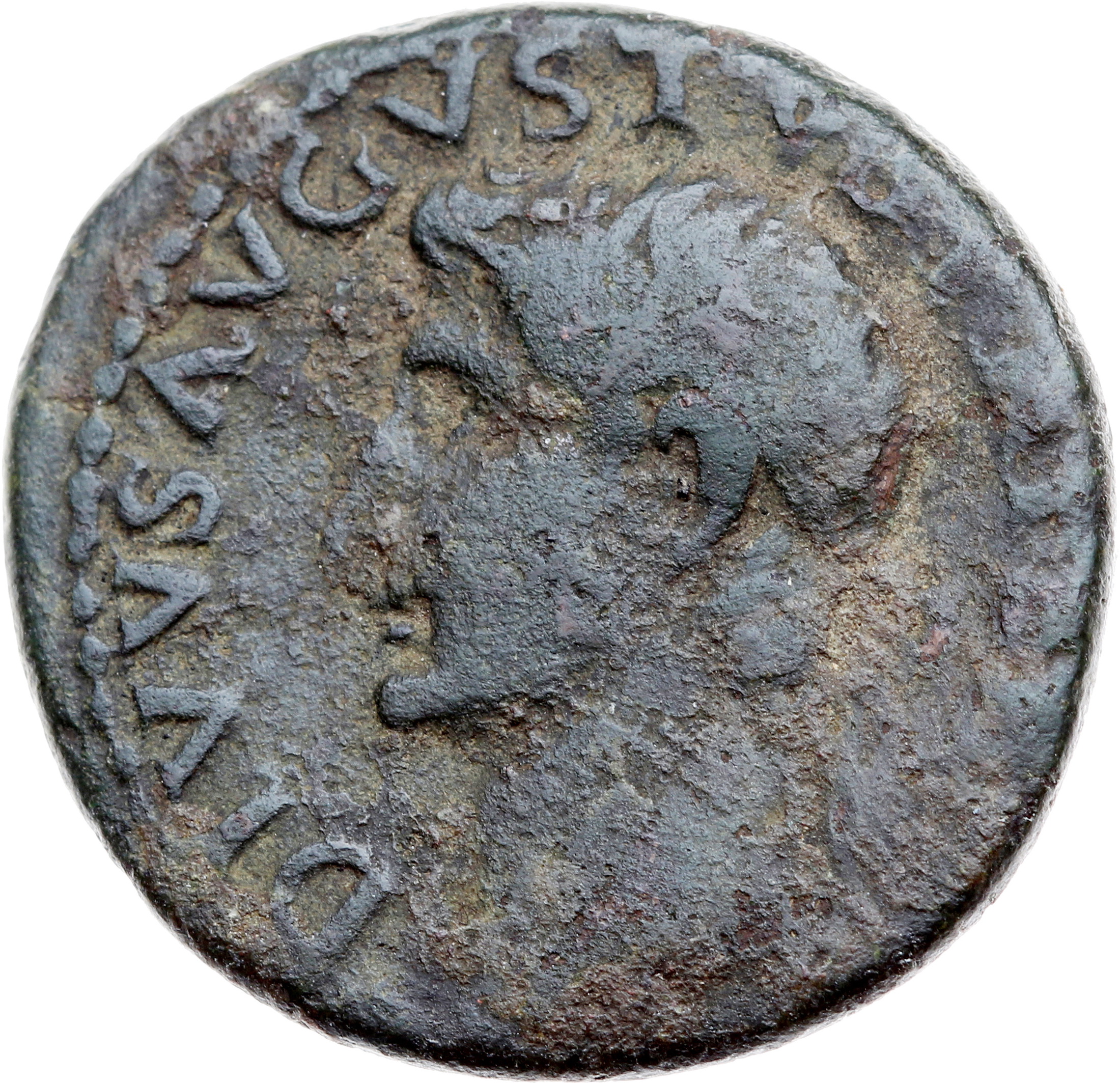 RIC I (second edition) Tiberius 82 Tiberius obverse — Head of Augustus, radiate, left