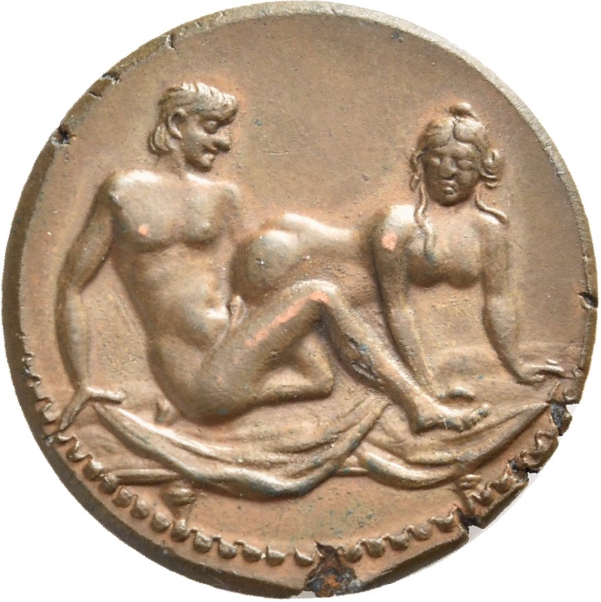 RIC I (second edition) Tiberius 86 Tiberius reverse — Head of Drusus, bare, left