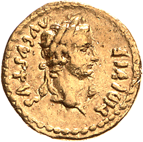 RIC I (second edition) Tiberius 9 Tiberius obverse, Head of Tiberius, laureate, right
