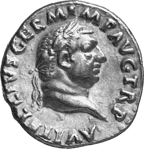 RIC I (second edition) Vitellius 100 Vitellius obverse, Head of Vitellius, laureate, right