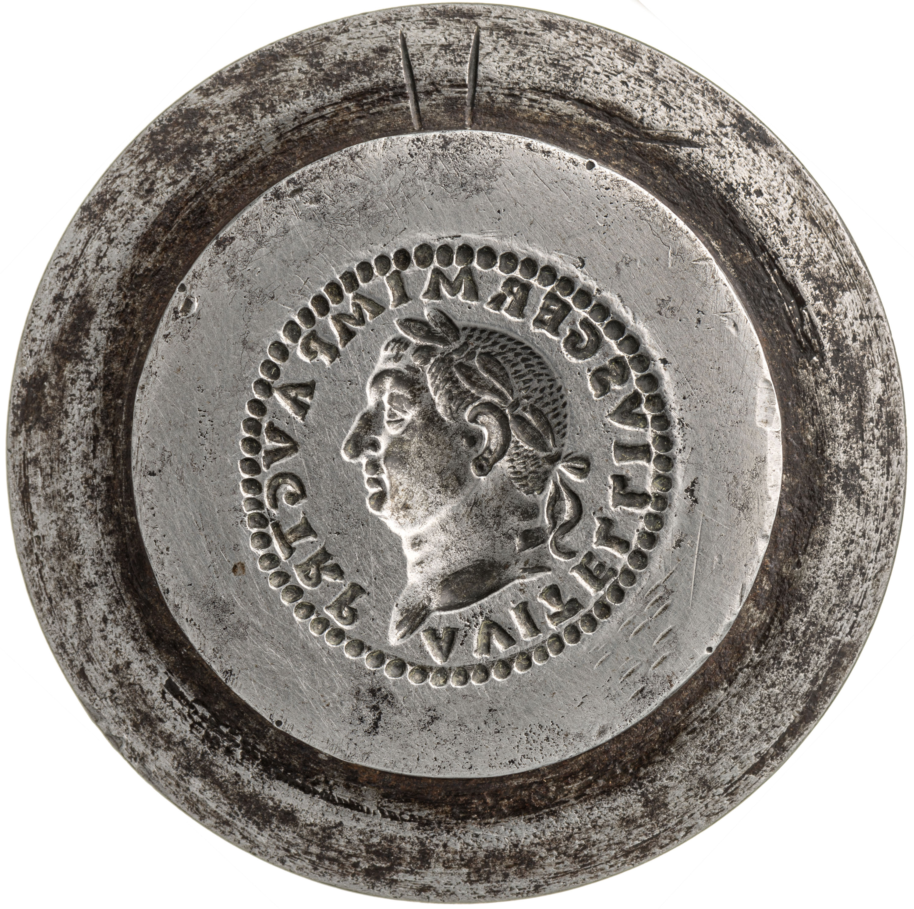 RIC I (second edition) Vitellius 101 Vitellius obverse, Head of Vitellius, laureate, right