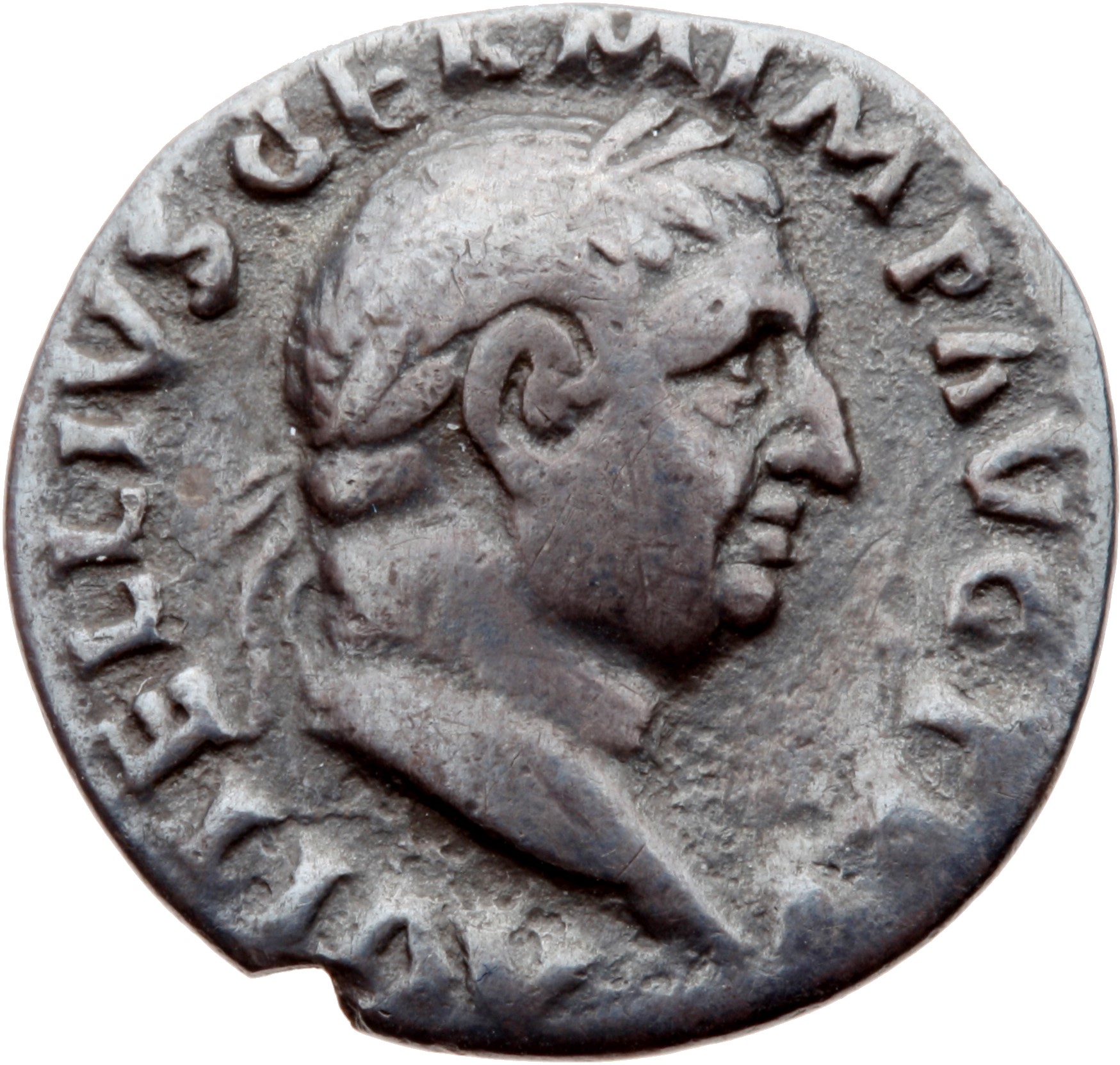 RIC I (second edition) Vitellius 109 Vitellius obverse — Head of Vitellius, laureate, right