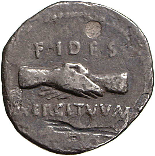 RIC I (second edition) Vitellius 30 Vitellius reverse, Legend in two lines