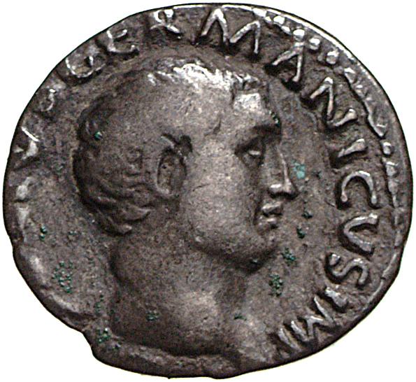 RIC I (second edition) Vitellius 66 Vitellius obverse, Head of Vitellius, bare, right