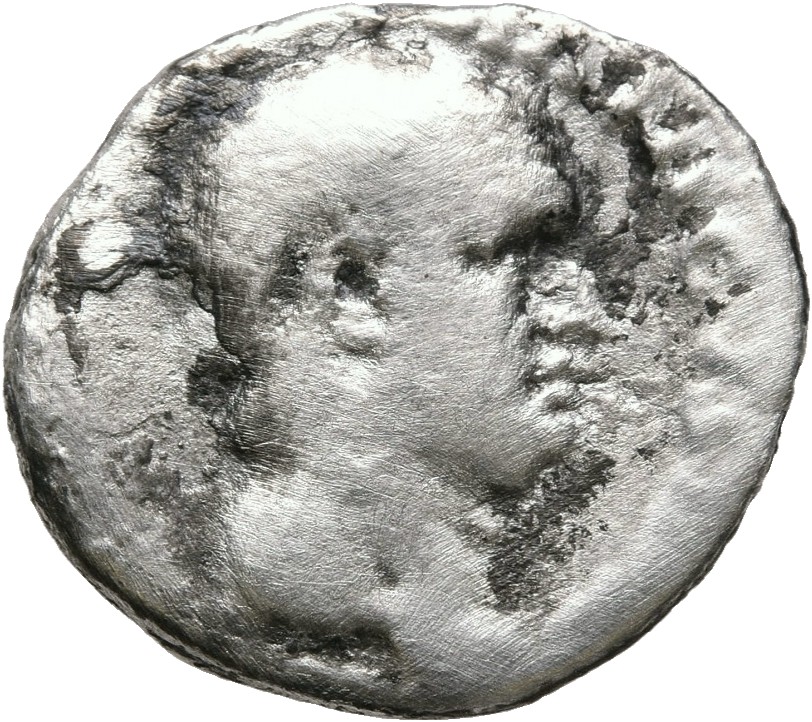 RIC I (second edition) Vitellius 68 Vitellius obverse — Head of Vitellius, bare, right