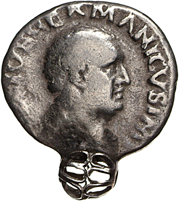RIC I (second edition) Vitellius 70 Vitellius obverse — Head of Vitellius, bare, right