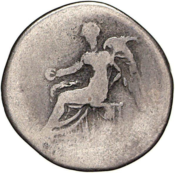 RIC I (second edition) Vitellius 88 Vitellius reverse, Victory, draped, seated left, holding patera in right hand and corn...