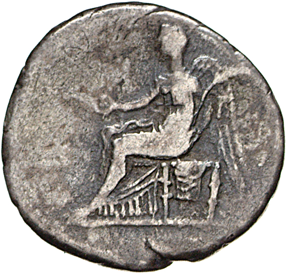 RIC I (second edition) Vitellius 88 Vitellius reverse, Victory, draped, seated left, holding patera in right hand and corn...