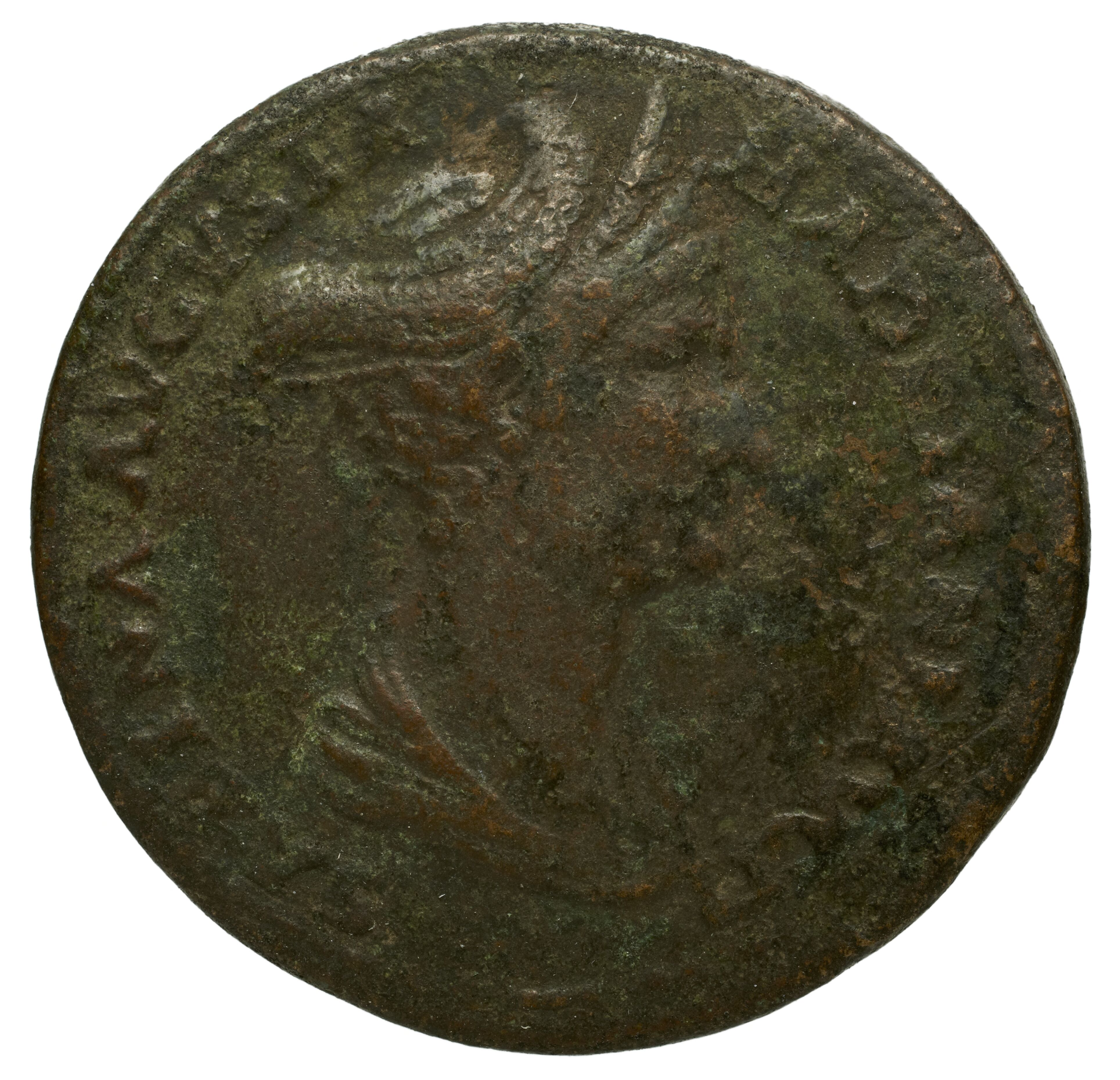 RIC II Hadrian 1019 Hadrian obverse — Drapierte Büste der Sabina mit Diadem in der Brustansicht nach r.