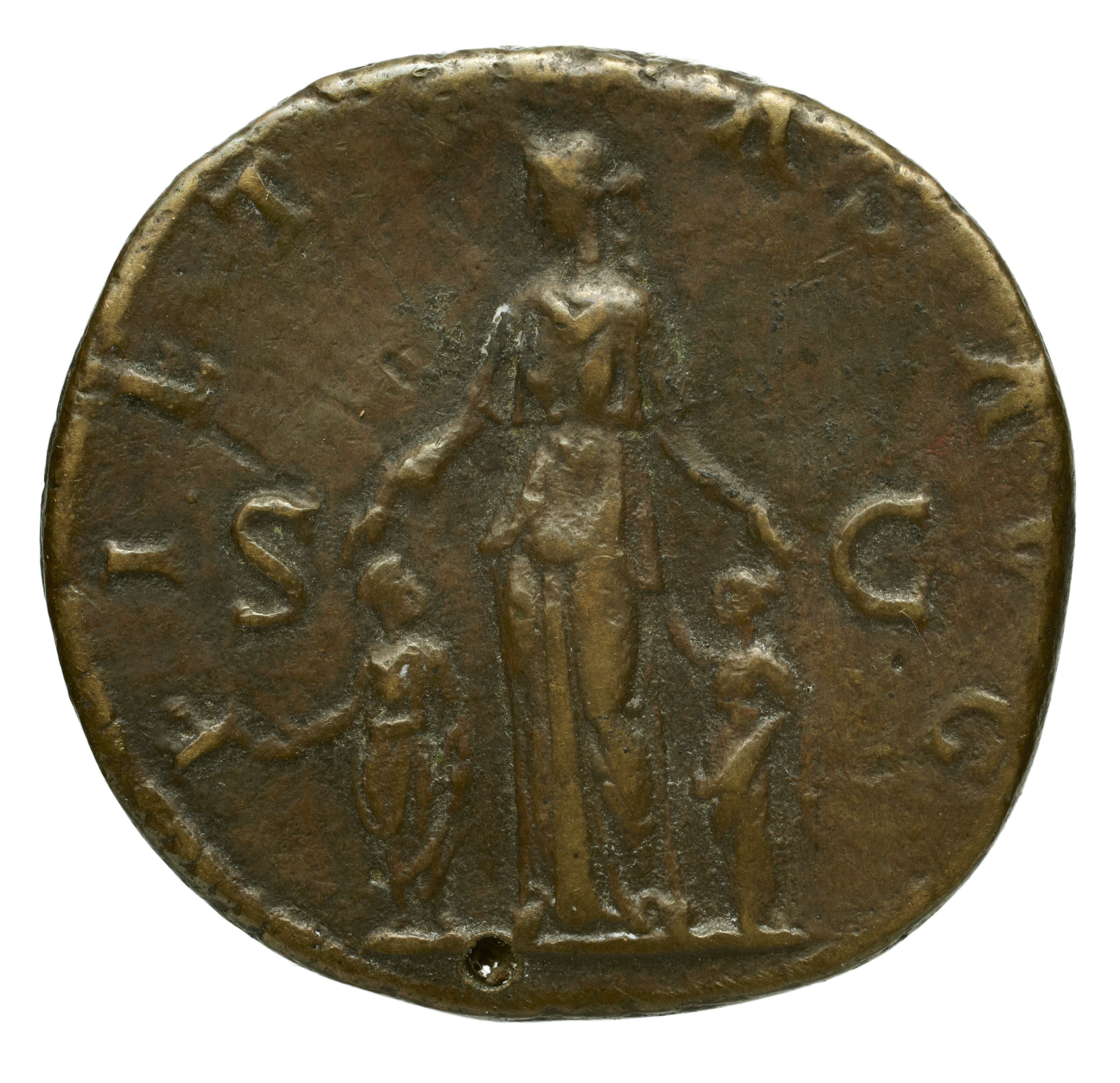 RIC II Hadrian 1030 Hadrian obverse — Drapierte Büste der Sabina mit Diadem in der Brustansicht nach r.