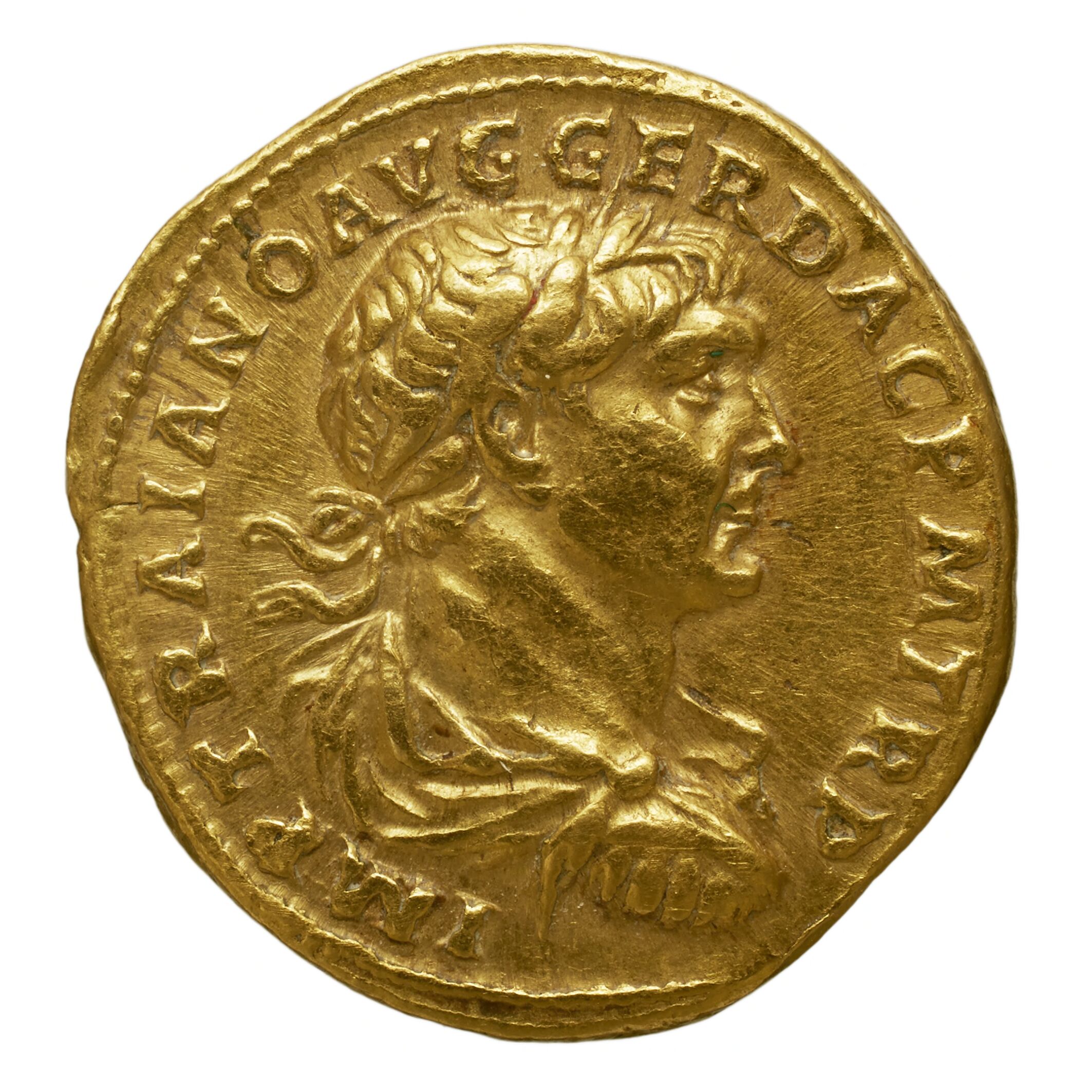 RIC II Nerva 106 Nerva obverse — Head of Nerva, laureate, right