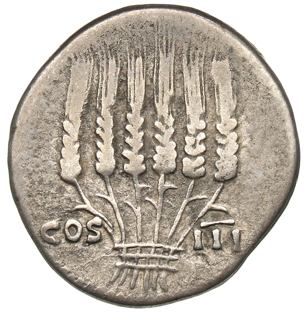 RIC II Nerva 120 Nerva reverse, A bundle of wheat-ears tied together