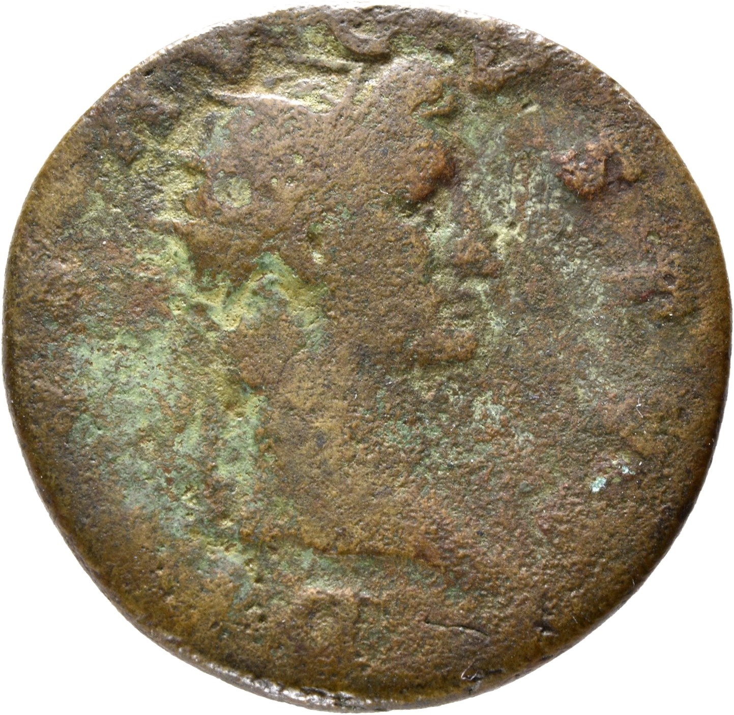 RIC II Nerva 131 Nerva obverse, Head of Divus Augustus, radiate, right