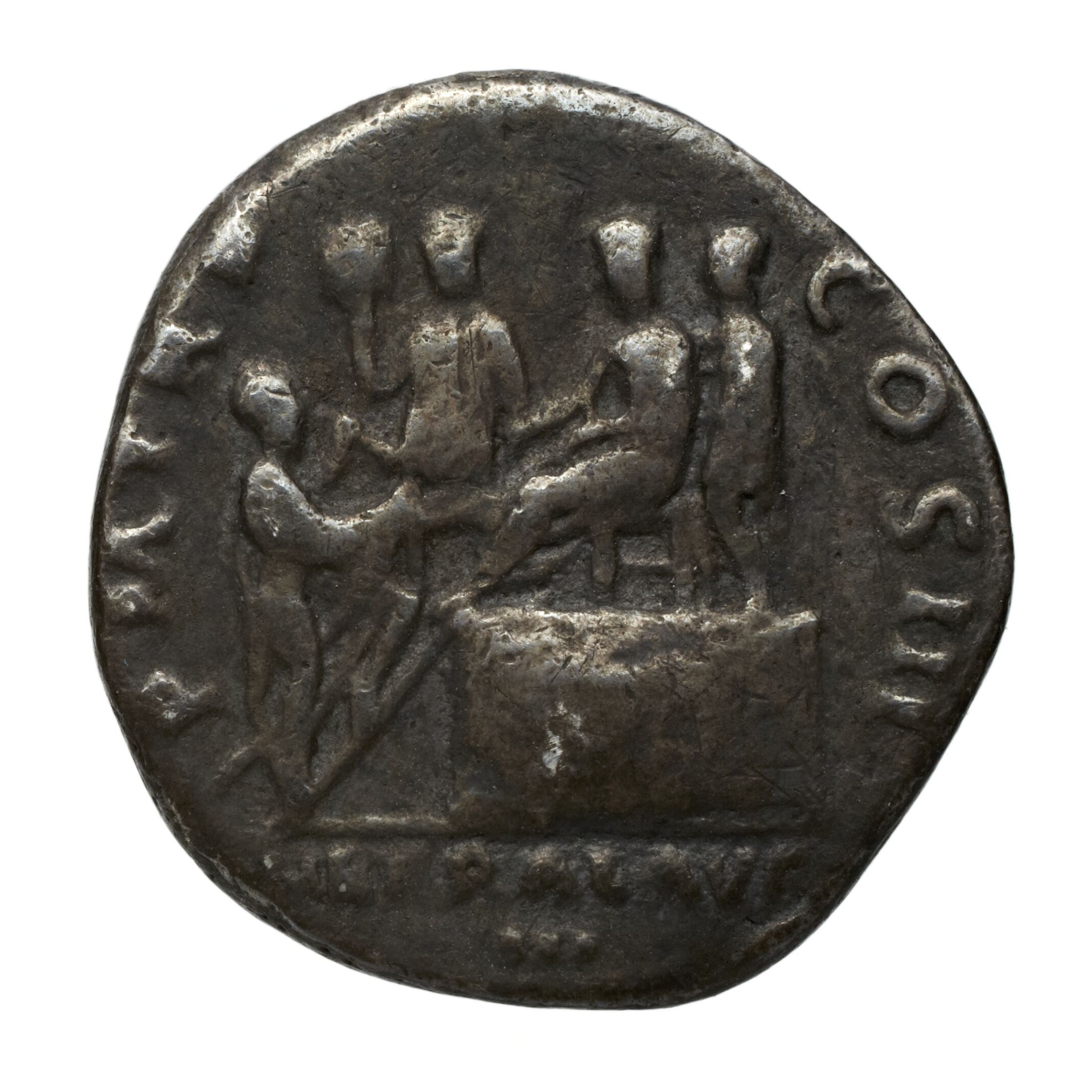 RIC II Nerva 131 Nerva obverse — Head of Divus Augustus, radiate, right