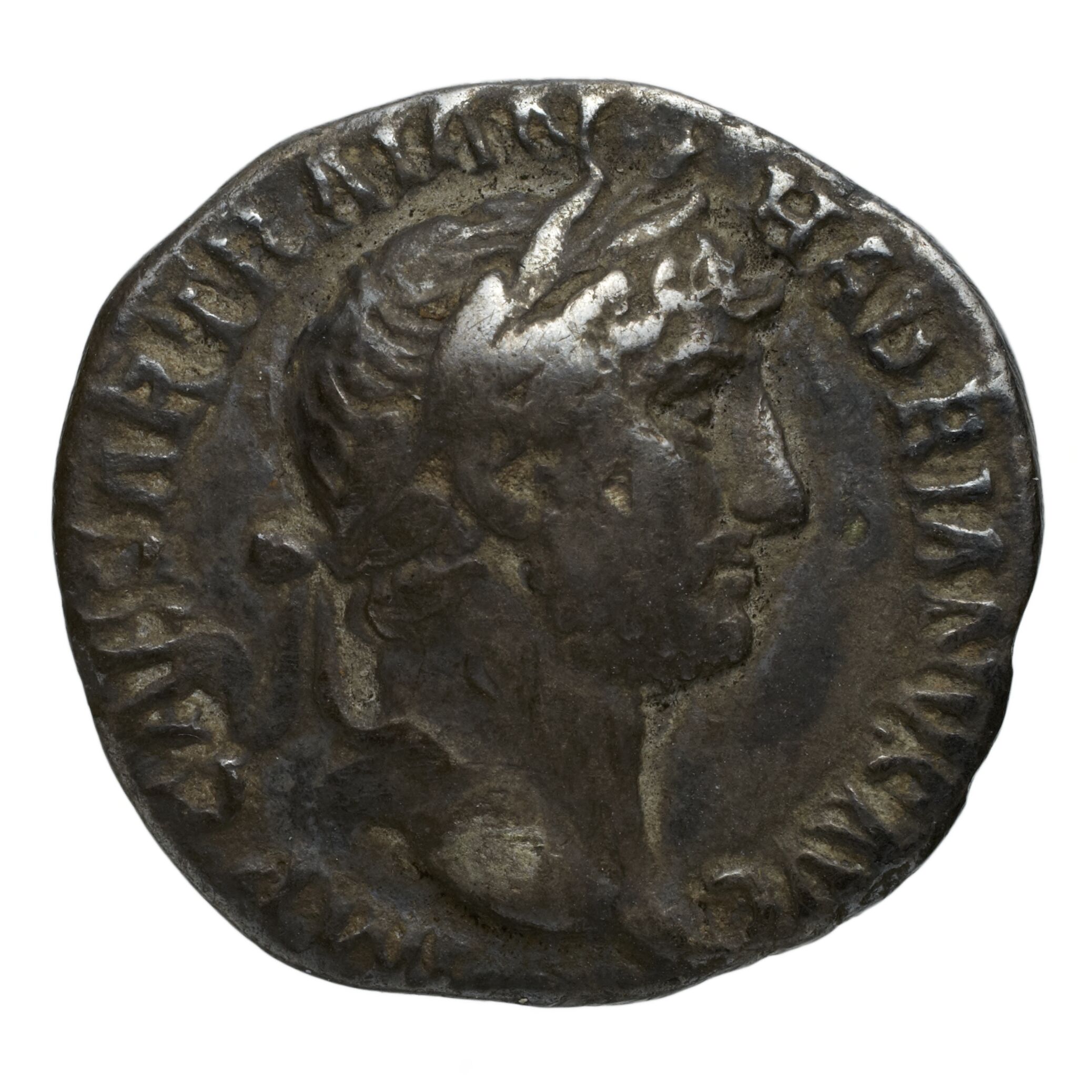 RIC II Nerva 138 Nerva obverse — Bust of Agrippina the Elder, draped, right