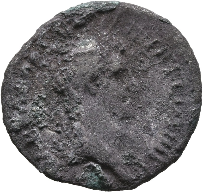 RIC II Nerva 14 (denarius) Nerva obverse — Head of Nerva, laureate, right