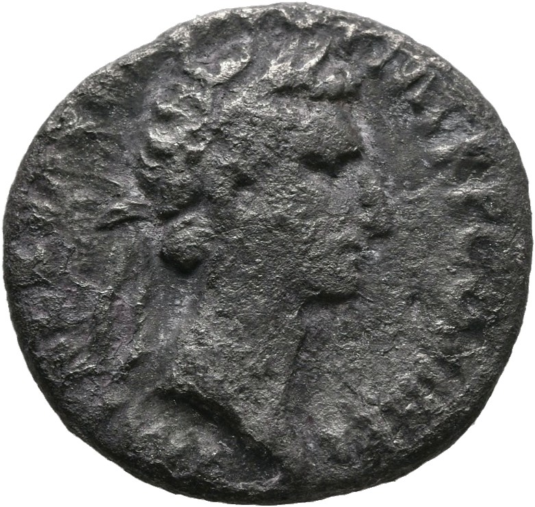 RIC II Nerva 15 (denarius) Nerva obverse, Head of Nerva, laureate, right