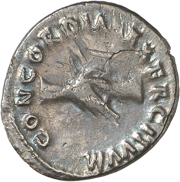 RIC II Nerva 26 Nerva reverse, Clasped hands