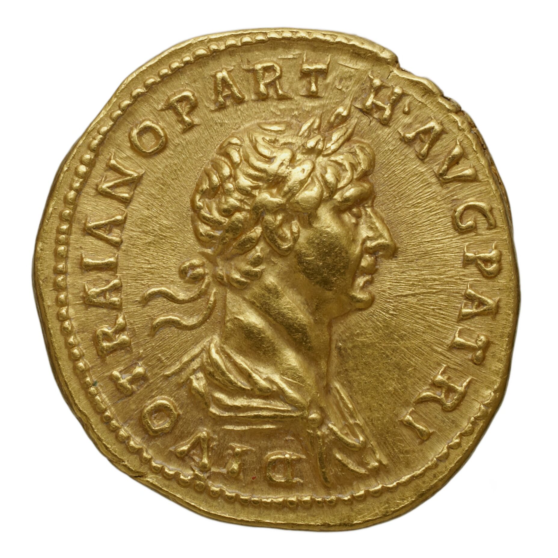 RIC II Nerva 29 Nerva obverse, Head of Nerva, laureate, right