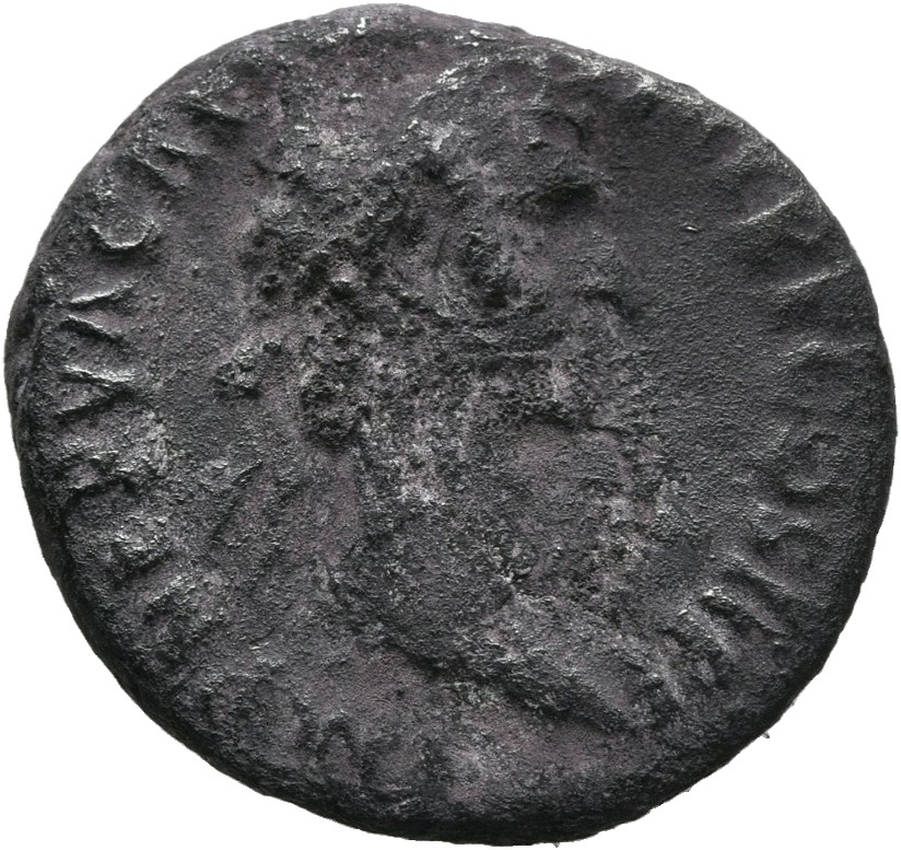 RIC II Nerva 2 (denarius) Nerva obverse — Head of Nerva, laureate, right