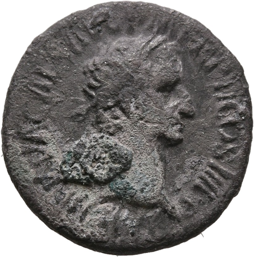 RIC II Nerva 31 (denarius) Nerva obverse, Head of Nerva, laureate, right