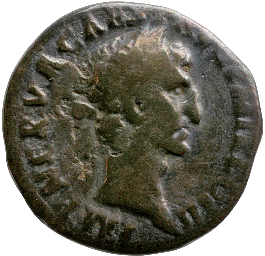 RIC II Nerva 34 (denarius) Nerva obverse, Head of Nerva, laureate, right