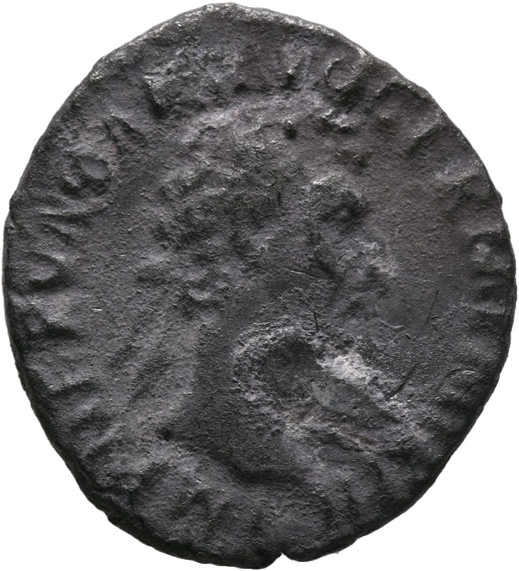 RIC II Nerva 42 (denarius) Nerva obverse, Head of Nerva, laureate, right