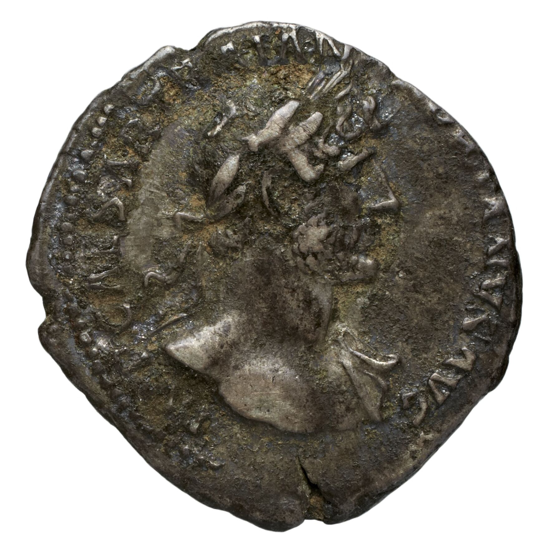 RIC II Nerva 50 Nerva obverse, Head of Nerva, laureate, right