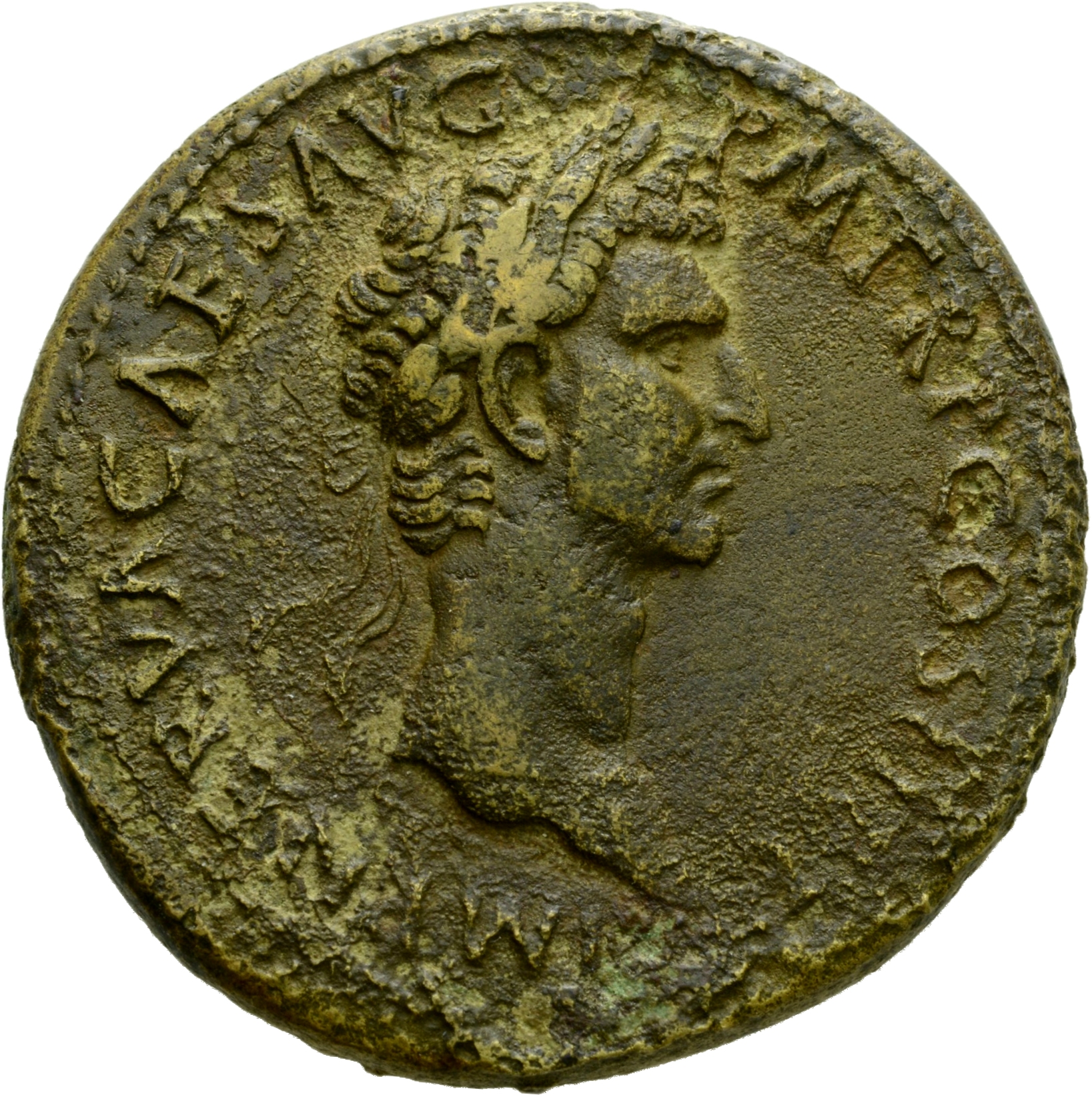 RIC II Nerva 66 Nerva obverse, Head of Nerva, laureate, right